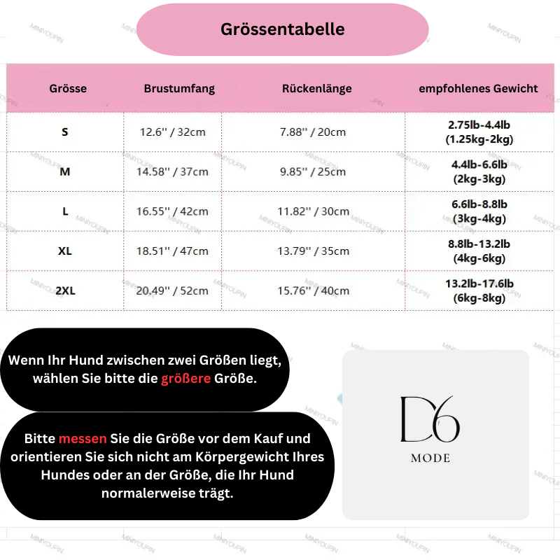 Fleece-Wintermäntel für Hunde